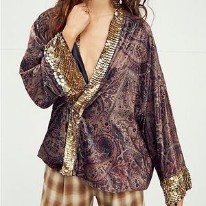 Free People Layla Embellished Kimono